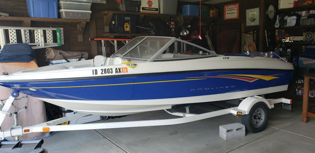 2007 BAYLINER 175 & TRAILER  2007 BAYLINER 175 & TRAILER 135 HP I/O, Always garaged, Lots of extras. Under 25 total hours! $11,500 208-627-9088 Blanchard